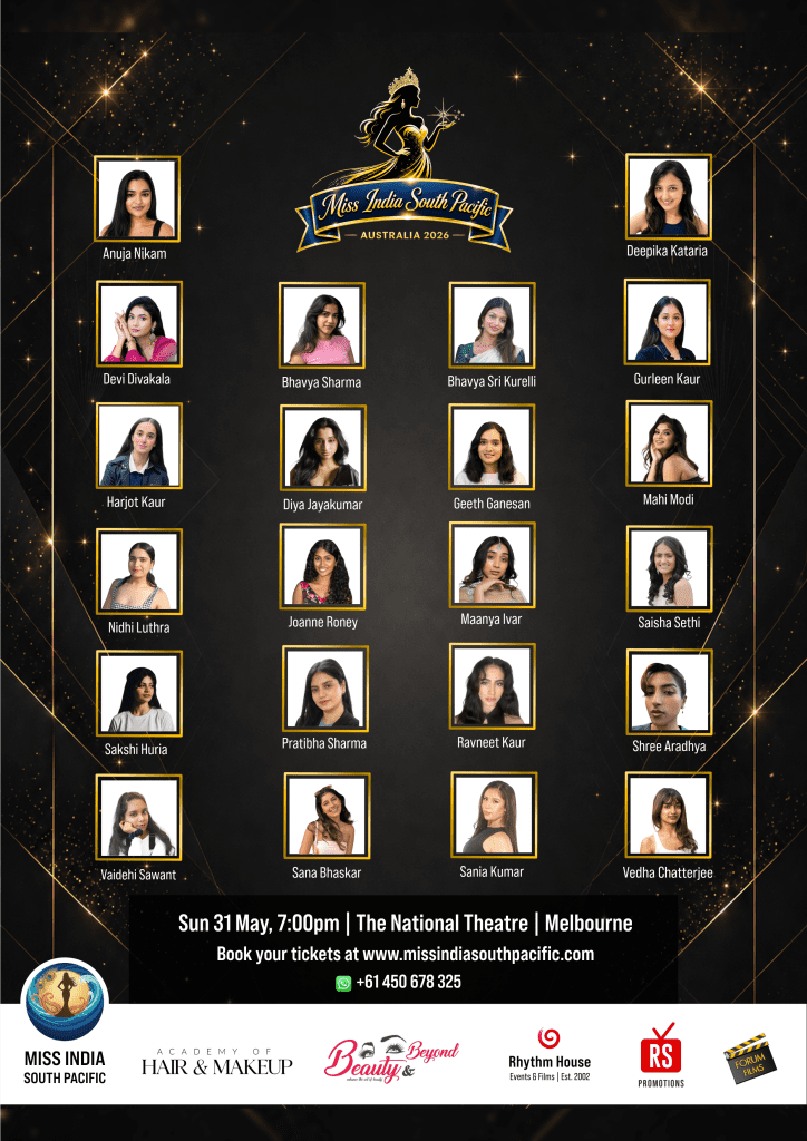 Beautiful contestants of Miss India South Pacific Australia 2026
