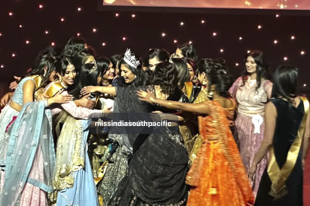 Miss India South Pacific Australia winning momemnt